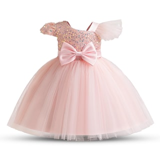 Foto 1 | Foto 1 | Vestido Hnxdyy Para Fiesta De Bebé Niña Lentejuelas Boda Concurso De Bodas 1 Año - Venta Internacional.