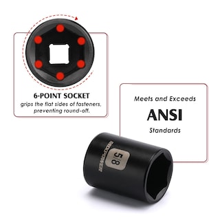 Foto 5 | Foto 5 | Juego De Enchufes Mixpower Drive Shallow Impact De 3/8 Pulgadas 12 Piezas - Venta Internacional.