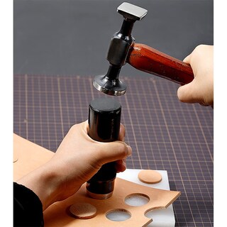 Foto 6 | Foto 6 | Martillo De Cuero Wuta  Acero Al Carbono  Doble Cabezal  440 Ml - Venta Internacional.