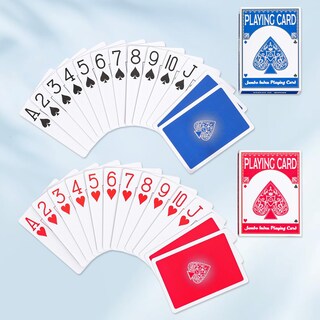 Foto 3 | Foto 3 | Juego De 6 Cartas Fanwer Con Estampado Grande Para Personas Mayores - Venta Internacional.