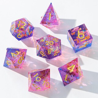 Foto 6 | Foto 6 | Set De Dados Yemeko Sharp Edge Dnd 7 Accessories Dungeons Dragons - Venta Internacional.