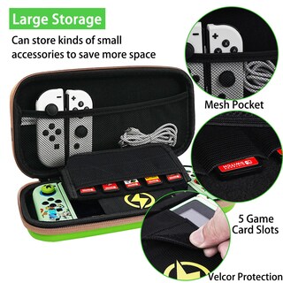 Foto 2 | Foto 2 | Funda De Transporte Y Accesorios Para Switch Tikodirect Green - Venta Internacional.