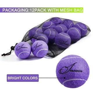 Foto 2 | Foto 2 | Pelotas De Tenis Insum Advanced Training Paquete De 12 Con Bolsa De Malla - Venta Internacional.