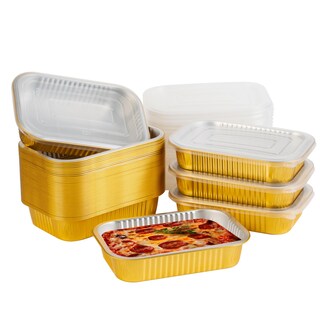 Foto 1 | Foto 1 | Recipientes De Aluminio Para Alimentos Ruziqi Paquete De 40 Unidades 2 25 Libras Con Tapas De Aluminio - Venta Internacional.