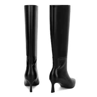 Foto 6 | Foto 6 | Botas Sovanyou Knee High Leather Negras Para Mujer - Venta Internacional.