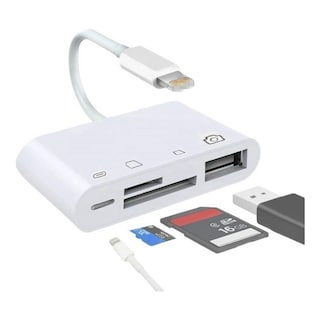 Foto 1 | Foto 1 | Adaptador Lightning A Usb 3.0 Sd/micro Sd Con Puerto De Carga - Venta Internacional.