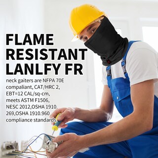 Foto 3 | Foto 3 | Mascarilla Facial Lanlfy Fr Resistente Al Fuego 100% Algodón - Venta Internacional.