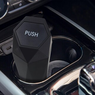 Foto 2 | Foto 2 | Cubo De Basura De Coche Bfxm Con Tapa Cubo De Basura Para Asiento Portavasos - Venta Internacional.