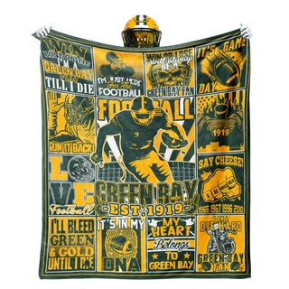 Foto 1 | Foto 1 | Manta De Fútbol Vigkoir City Team Green 80x60 Para Hombre Y Mujer - Venta Internacional.