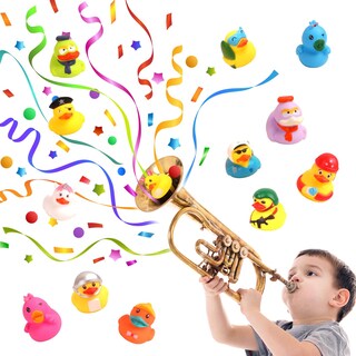 Foto 5 | Foto 5 | Juguete De Baño Rubber Ducks Surtido De Sombrillas Jeep Duck (50 Unidades) - Venta Internacional.