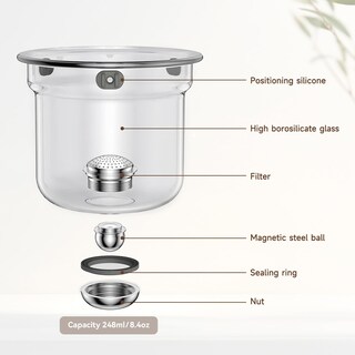 Foto 6 | Foto 6 | Vaso Mágico Teapot Growcube Enchanti Con Colador De 800 Ml - Venta Internacional.
