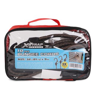 Foto 2 | Foto 2 | Cuerdas Elásticas Xstrap Standard Paquete De 10 Unidades 80 Cm Resistentes Con Ganchos - Venta Internacional.