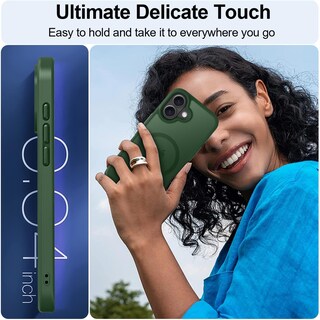 Foto 6 | Foto 6 | Funda Mocca Strong Magnetic Para Iphone 16 Color Verde Medianoche - Venta Internacional.