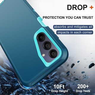 Foto 4 | Foto 4 | Funda Para Samsung Galaxy A15 5g Rubcase Con Clip Para Cinturón Color Verde - Venta Internacional.
