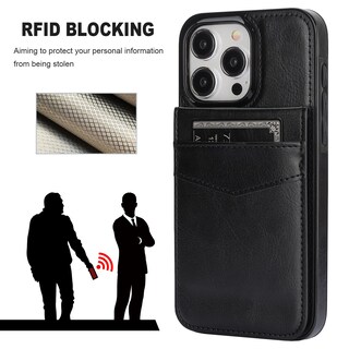 Foto 6 | Foto 6 | Funda Tipo Cartera Para Iphone 15 Pro Max Kihuwey Con Magsafe Black - Venta Internacional.