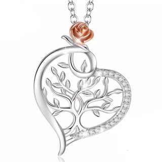 Foto 1 | Foto 1 | Collar Tree Of Life De Plata 925 Con Circonitas Para Mujer - Venta Internacional.