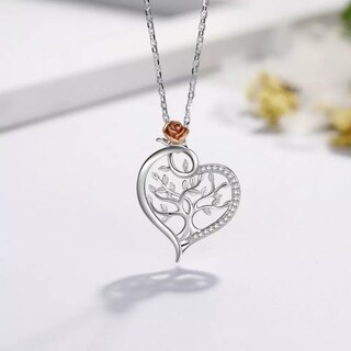 Foto 3 | Foto 3 | Collar Tree Of Life De Plata 925 Con Circonitas Para Mujer - Venta Internacional.