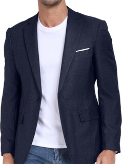 Foto 1 | Foto 1 | Chaqueta Deportiva Casual Blazer Wehilion Para Hombre Azul Marino Xl - Venta Internacional.