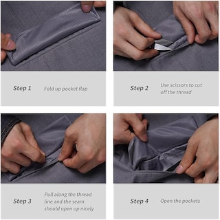 Foto 5 | Foto 5 | Chaqueta Deportiva Gluvistaves Classic Fit Stretch Blazer Para Hombre - Venta Internacional.