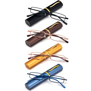 Foto 1 | Foto 1 | Gafas De Lectura Reavee Slim Pen Tube Paquete De 4 Con Funda 3.0 - Venta Internacional.