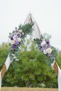 Foto 3 | Foto 3 | Boda Con Forma De Arco De Flores Ponatia Color Morado Artificial (paquete De 2) - Venta Internacional.
