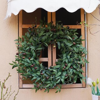 Foto 2 | Foto 2 | Guirnalda De Olivos Hhda De 60 A 66 Cm Para Puerta De Entrada Hecha A Mano - Venta Internacional.