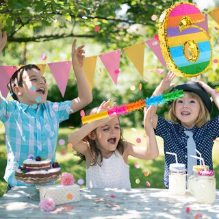 Foto 6 | Foto 6 | Piñata Muwoob Rainbow Número 6 Para Fiesta De Sexto Cumpleaños - Venta Internacional.