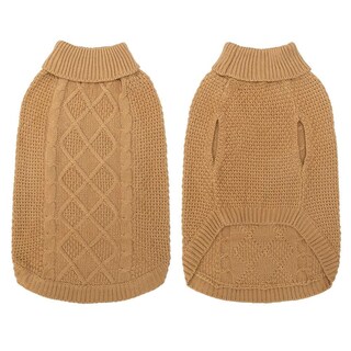 Foto 3 | Foto 3 | Suéter Para Perro Mihachi Cuello Alto Abrigo De Invierno Tejido - Venta Internacional.