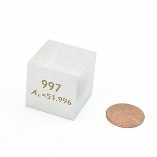 Foto 4 | Foto 4 | Element Cube Material Chromium Cr 997 25 4 Mm  Cromo Puro - Venta Internacional.