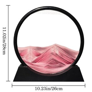 Foto 4 | Foto 4 | Cuadro Artístico Con Arena En Movimiento De Aoderun Deep Sea Sandscape 12 Cm Color Rosa - Venta Internacional.