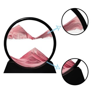 Foto 5 | Foto 5 | Cuadro Artístico Con Arena En Movimiento De Aoderun Deep Sea Sandscape 12 Cm Color Rosa - Venta Internacional.