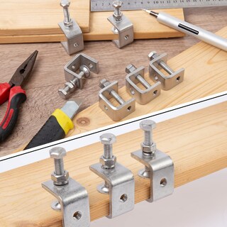 Foto 5 | Foto 5 | C-clamps Zowzea 304 De Acero Inoxidable 304 1 Pulgada Paquete De 6 Unidades - Venta Internacional.