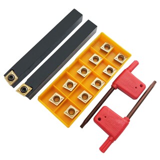 Foto 1 | Foto 1 | Juego De Herramientas De Corte Para Tornos De Metal Aszlbym De Carburo Indexable 2 Piezas - Venta Internacional.