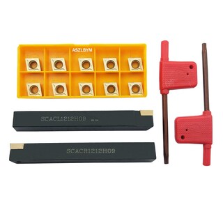 Foto 4 | Foto 4 | Juego De Herramientas De Corte Para Tornos De Metal Aszlbym De Carburo Indexable 2 Piezas - Venta Internacional.