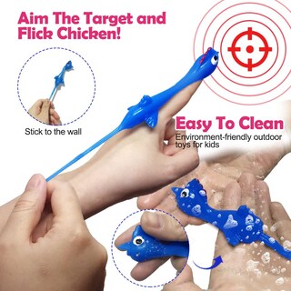 Foto 4 | Foto 4 | Rubber Chicken Slingshot Namii W Funny Gag Toys Paquete De 30 - Venta Internacional.