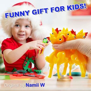 Foto 6 | Foto 6 | Rubber Chicken Slingshot Namii W Funny Gag Toys Paquete De 30 - Venta Internacional.