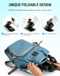 Foto 6 | Foto 6 | Máscara De Esnórquel Greatever Para Todo El Rostro Con Sistema De Respiración Dry Top - Venta Internacional.