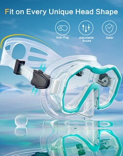 Foto 4 | Foto 4 | Set De Esnórquel Para Adultos Kwambiri Dry-top De Snorkeling Gear - Venta Internacional.