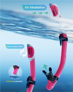 Foto 2 | Foto 2 | Set De Esnórquel Para Adultos Kwambiri Dry-top De Snorkeling Gear - Venta Internacional.