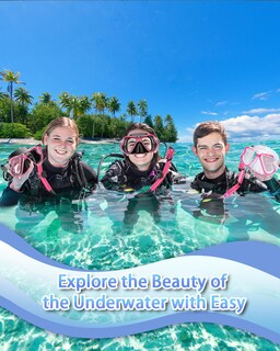 Foto 7 | Foto 7 | Set De Esnórquel Piyazi De Snorkeling Gear Para Adultos Y Niños Antifugas - Venta Internacional.