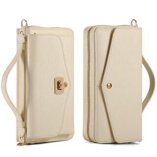 Foto 6 | Foto 6 | Funda Tipo Cartera Reeginch Crossbody Para Iphone 15 6.1 - Beige - Venta Internacional.
