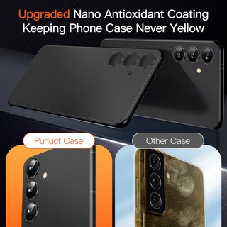 Foto 3 | Foto 3 | Funda Purluct Slim Con Acabado Mate Para Samsung Galaxy S24+ Color Negro - Venta Internacional.