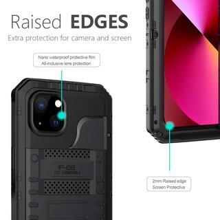 Foto 7 | Foto 7 | Funda Impermeable Botanheiros Para Iphone 15 Pro Color Negro Metálico - Venta Internacional.