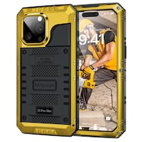 Funda Impermeable Mitywah Para Iphone 15 Pro Max De 6.1 Pulgadas Color Amarillo - Venta Internacional.