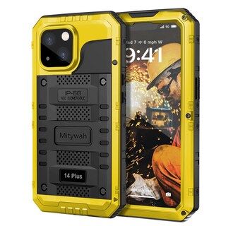 Foto 1 | Foto 1 | Funda Impermeable Mitywah Para Iphone 14 Plus De 6.7 Pulgadas Color Amarillo - Venta Internacional.
