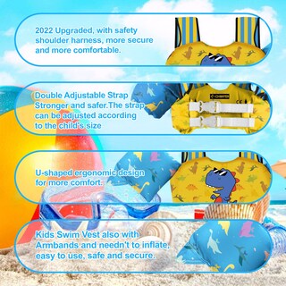 Foto 5 | Foto 5 | Chaleco Salvavidas Chriffer Para Niños De 10 A 30 Kg De 2 A 7 Años - Venta Internacional.