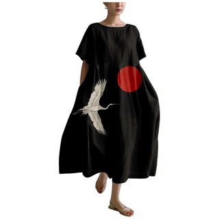 Foto 1 | Foto 1 | Vestido Largo Marsvovo Boho Estilo Japonés Talla Grande Mujer 2024 - Venta Internacional.