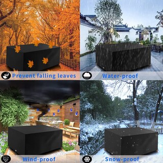 Foto 4 | Foto 4 | Juego De Fundas Para Muebles Bliifuu Para Patio Impermeables Resistentes 49 X 25 X 29 Cm - Venta Internacional.