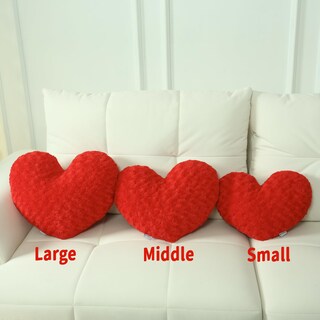 Foto 7 | Foto 7 | Almohada Decorativa Ailive Con Detalle De Corazón Negro Con Estampado De Rosas - Venta Internacional.