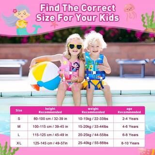 Foto 3 | Foto 3 | Chaleco De Natación Welebar Para Niños Pequeños Con Correa De Seguridad Ajustable - Venta Internacional.